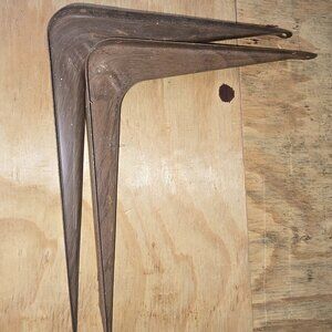Brown Shelf Hangers 10x11 Set of 2